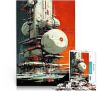 1000 Piece Jigsaw Puzzle for teenagers retrofuturism Educational Stress Relief Toy Every Piece is Unique - Challenging Family Fun Game 50x70cm