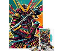 1000 Piece Jigsaw Puzzle for Teenagers Samurai Fighting Wpap Jigsaw for Adults Hands-on Game Wall Decoration Unique Birthday And Xmas Gifts (Size 50x75cm)