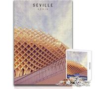 1000 Piece Jigsaw Puzzle for Teenagers Seville Unique Challenge Game Stress Reliever Secret Santa Gifts Size 50x75cm