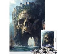 1000 Piece Jigsaw Puzzle for Teenagers Skull Island Fortress Educational Games Home Art Decor DIY Toys Birthday And Unique Gifts (50x75cm)