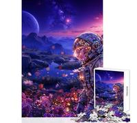 1000 Piece Jigsaw Puzzle for Teenagers Slipping Through Reality Fun Games Pattern Assembly DIY Toys Artists' Collection, Fine Arts (38x26cm)