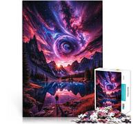 1000 Piece Jigsaw Puzzle for teenagers Space Fantasy Landscape Analyse und Logik einzigartiges Herausforderungsspiel38x26cm