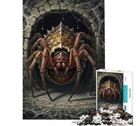 1000 Piece Jigsaw Puzzle for Teenagers Spider King in Dungeon Jigsaw Puzzle 1000 Toy Wall Decor Home Art Decor Stress Reduction Gifts (75x50cm)