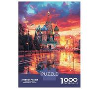 1000 Piece Jigsaw Puzzle for Teenagers St. Basil's Reflections-1 Adult Jigsaw Puzzle Relaxing Games Staycation Kill Time Unique Birthday And Xmas Gifts 38x26cm/1000pcs