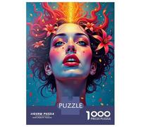1000 Piece Jigsaw Puzzle for Teenagers Surreal Human Portrait Adult Puzzles Relax Games Analysis And Logic Christmas Birthday Gifts 38x26cm/1000pcs