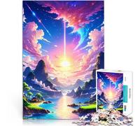 1000 Piece Jigsaw Puzzle for teenagers The Lost Land Herausforderndes Spielspielzeug mit passendem Poster und Quizblatt75x50cm
