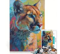 1000 Piece Jigsaw Puzzle for Teenagers The Moveable Puma Impossible Game Parent-child Interaction Challenging Game Gifts 50x75cm