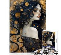 1000 Piece Jigsaw Puzzle for Teenagers The Witch And Black Cat 1000 Piece Jigsaws Practical Game Gifts for Women Men Suitable for Couples (50x75cm)