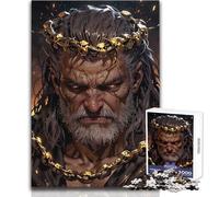 1000 Piece Jigsaw Puzzle for Teenagers Throne of Chains - The Fallen King's Wrath Difficult Challenge Family Game Suitable for Ages 14 And Up (size 38x26cm)