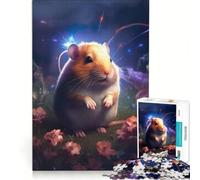 1000 Piece Jigsaw Puzzle for Teenagers Tiny Hamster on Mars Impossible Game Parent-child Interaction Challenging Game Gifts 38x52cm