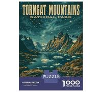 1000 Piece Jigsaw Puzzle for Teenagers Torngat Mountains National Park Jigsaw Fun Games Difficult Challenge Unique Birthday And Xmas Gifts 38x26cm/1000pcs