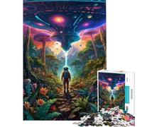 1000 Piece Jigsaw Puzzle for Teenagers UFO Celestial Enchantment Help The Brain Exercise Birthday Present Toy Wall Decor for And from 14 Years And over (50x75cm)
