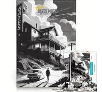 1000 Piece Jigsaw Puzzle for Teenagers Visit Bates Motel Relax Games Fun Activities at Home Great Gift for Gaming 38x26cm