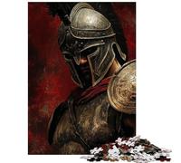 1000 Piece Jigsaw Puzzle for Teenagers Warrior's Gaze Puzzle For Teenagers Enhance Memory Help The Brain Exercise Educational Family Game (75x50cm/1000pcs)