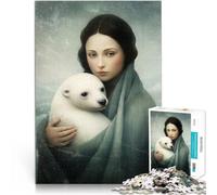 1000 Piece Jigsaw Puzzle for teenagers You Are Safe Baby Seal Für Familienspaß Geburtstagsgeschenk, Geschenke38x26cm