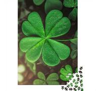 1000 Piece Jigsaw Puzzle, Four Leaf Clover(4), 52x38cm/1000pcs, for Adults, Indoor Puzzle Activity, Home Relaxation And Cosy Evenings