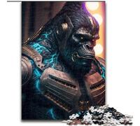 1000-Piece Jigsaw Puzzle Future Gorilla Jigsaw Puzzle Made of Wood, for Birthdays, Holidays, And Home Decor 1000pcs(50x75cm)