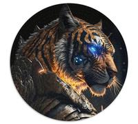 1000 Piece Jigsaw Puzzle Future Tiger Cardboard Jigsaw for Teenagers & Teens, Ideal Birthday 67.5x67.5cm
