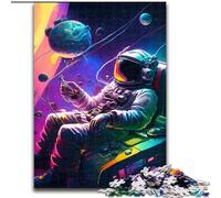 1000-Piece Jigsaw Puzzle Galaxy Astronaut Challenging Puzzles size 50x75cm Educational Activity for Cognitive Skills Cognitive Skill Improvement
