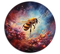 1000 Piece Jigsaw Puzzle Galaxy Bees 1000 Piece Jigsaw Home Activity for Holidays,Birthdays,and Family Game Nights (67.5x67.5cm)