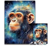 1000 Piece Jigsaw Puzzle Galaxy Monkey cardboard Jigsaw Puzzles Perfect for Christmas, Halloween, Easter, New Year 26X38CM/10.23x14.96inch