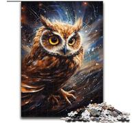 1000 Piece Jigsaw Puzzle Galaxy Owl JigsawPuzzle 1000 Pieces for Adults Family Interaction & Brain Challenge, Family Activity Challenge (Szie 26x38cm)