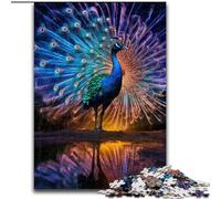 1000 Piece Jigsaw Puzzle Galaxy Peacock JigsawPuzzle 1000 Pieces for Adults Family Interaction & Brain Challenge, Family Activity Challenge (Szie 26x38cm)