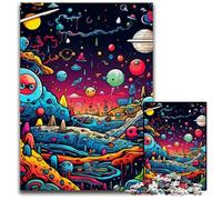 1000 Piece Jigsaw Puzzle Galaxy Planet Jigsaw Puzzles Challenging Brain Teaser for Teenagers, Family Fun Interactive Game 26X38CM/10.23x14.96inch