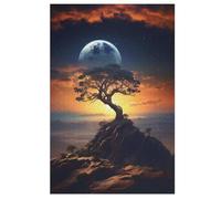 1000 Piece Jigsaw Puzzle Game Cosmic Tree of Life Jigsaw Puzzles for Adults And Kids, Woodenboard Puzzles Home Decoration （78×53cm）