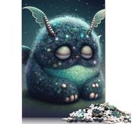1000 Piece Jigsaw Puzzle Game Cute Monsters Puzzles for Adults & Wooden Jigsaw Great Birthday Present for Adults 1000pcs (75x50cm)