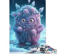 1000 Piece Jigsaw Puzzle Game Cute Monsters Puzzles for Adults & Wooden Jigsaw Great Birthday Present for Adults 1000pcs (75x50cm)