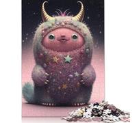 1000 Piece Jigsaw Puzzle Game Cute Monsters Puzzles for Adults & Wooden Jigsaw Great Birthday Present for Adults 1000pcs (75x50cm)