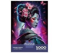 1000 Piece Jigsaw Puzzle Geisha Traditions Persist Puzzle for Adults Toy Wall Decor Precision Cutting Unique Birthday And Xmas Gifts 70x50cm/1000pcs