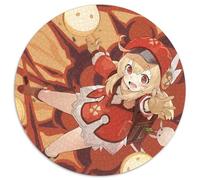 1000-Piece Jigsaw Puzzle Genshin Impact Klee Round JigsawPuzzle 1000 Pieces for Adults Interactive Family Game, Brain Challenge, Educational Toy 67.5x67.5cm