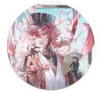 1000-Piece Jigsaw Puzzle Genshin Impact Shikanoin Heizou Round JigsawPuzzle 1000 Pieces for Adults Interactive Family Game, Brain Challenge, Educational Toy 67.5x67.5cm