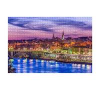1000 Piece Jigsaw Puzzle Georgetown, Washington Dc, Usa On The Potomac Bridge At Dusks And Teens Fun Puzzles Home Wall Decor Wooden Puzzles For Adults Family Games Intellectual Paintings Puzzle