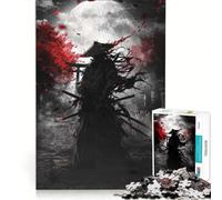1000 Piece Jigsaw Puzzle Ghost Samurai Assassin, Practical Game, Parent-child Interaction, Artists Collection, Fine Art 38x52cm