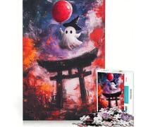 1000 Piece Jigsaw Puzzle Ghostly Halloween in Japan, Practical Game, Parent-child Interaction, Artists Collection, Fine Art 50x75cm