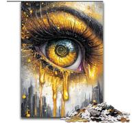 1000 Piece Jigsaw Puzzle Golden Eye Jigsaw Puzzles for Adults 1000 Piece An for Christmas Or Birthdays (Size 50x75cm)