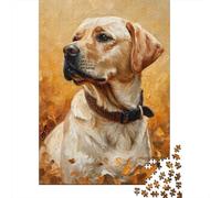 1000 Piece Jigsaw Puzzle, Golden Lab Radiance, 52x38cm/1000pcs, for Adults, Idea, Screen-Free Activity And Family Time at Home
