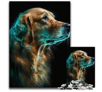 1000-Piece Jigsaw Puzzle Golden Retriever Jigsaw Puzzles for Adults for Mother'S Day, Birthdays, Christmas 50x75CM/19.68x29.52inch
