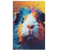 1000 Piece Jigsaw Puzzle Guinea Pig Animal for Adults Wooden Puzzles Educational Game Challenge Toy （78×53cm）