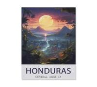 1000 Piece Jigsaw Puzzle，Honduras Central America，Adults Children Paper Toy Educational Game（50x70cm）-EG65