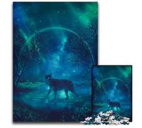 1000 Piece Jigsaw Puzzle IMMORTAL WOLFPuzzles for Adults Interactive Family Game DIY Home Decor Brain Teaser Gift 1000 PCS(38x26cm)