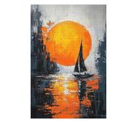1000 Piece Jigsaw Puzzle, Impression Sunrise Contemporary Reimagining i