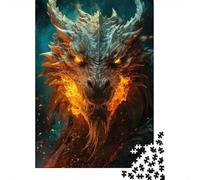 1000 Piece Jigsaw Puzzle, Inferno Drake, 52x38cm/1000pcs, for Adults, Relaxing Winter Hobby, Weekend Downtime And Time at Home