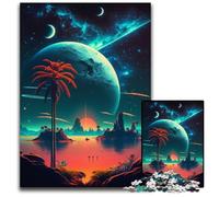 1000-Piece Jigsaw Puzzle Island in The Sea Difficult Puzzles for Adults Adult Game Gift Family Interactive Game Brain Challenge Gift 26X38CM/10.23x14.96inch