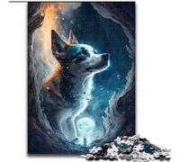 1000-Piece Jigsaw Puzzle Jack Russell Terrier Dog Challenging Puzzles size 26x38cm for Mother'S Day, Birthdays, Christmas