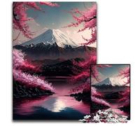 1000-Piece Jigsaw Puzzle Japanese Cherry Blossoms Difficult Puzzles for Adults Adult Game Gift Family Interactive Game Brain Challenge Gift 26X38CM/10.23x14.96inch