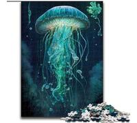 1000 Piece Jigsaw Puzzle Jellyfish Mythical Realm Difficult Puzzles for Adults for Home Decor, Ideal Christmas & New Year Gift for Teenagers size 50x75cm
